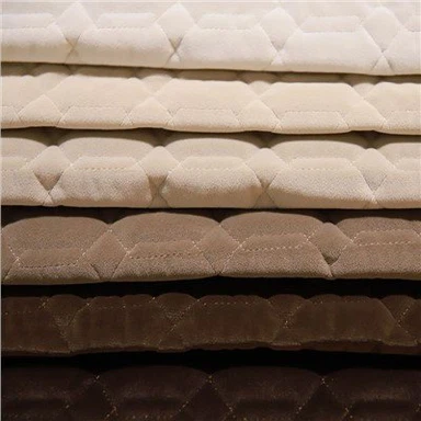 Mat Velvet Polyester Quiltet Hjem Tekstil Stof